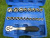 Condor Werkzeug Industrial Quality Chrome Vanadium Steel 27 Pcs Socket Set, Hex 8-32mm, 1/2" Sq Drive. Comes in Plastic Carry Case. - 2