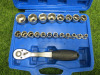Condor Werkzeug Industrial Quality Chrome Vanadium Steel 27 Pcs Socket Set, Hex 8-32mm, 1/2" Sq Drive. Comes in Plastic Carry Case. - 2