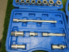 5 x Condor Werkzeug Industrial Quality Chrome Vanadium Steel 27 Pcs Socket Set, Hex 8-32mm, 1/2" Sq Drive. Comes in Plastic Carry Cases. NOTE: these are incomplete sets. - 5