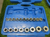 5 x Condor Werkzeug Industrial Quality Chrome Vanadium Steel 27 Pcs Socket Set, Hex 8-32mm, 1/2" Sq Drive. Comes in Plastic Carry Cases. NOTE: these are incomplete sets. - 6