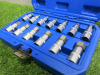 Condor Werkzeug Industrial Quality Chrome Vanadium Steel 13 Pcs Socket Bit Set, Hex 5-22mm, 1/2" Sq Drive. Comes in Plastic Carry Case. - 3