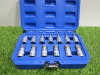 Condor Werkzeug Industrial Quality Chrome Vanadium Steel 13 Pcs Socket Bit Set, Hex 5-22mm, 1/2" Sq Drive. Comes in Plastic Carry Case.