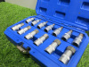 Condor Werkzeug Industrial Quality Chrome Vanadium Steel 13 Pcs Socket Bit Set, Hex 5-22mm, 1/2" Sq Drive. Comes in Plastic Carry Case. - 3