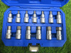 Condor Werkzeug Industrial Quality Chrome Vanadium Steel 13 Pcs Socket Bit Set, Hex 5-22mm, 1/2" Sq Drive. Comes in Plastic Carry Case. - 2