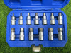 Condor Werkzeug Industrial Quality Chrome Vanadium Steel 13 Pcs Socket Bit Set, Hex 5-22mm, 1/2" Sq Drive. Comes in Plastic Carry Case. - 2