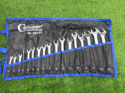 Condor Werkzeug 17 Pcs Combination Spanner Set 6mm-24mm.