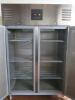 Sterling Pro Green Gastronorm 2 Door Stainless Steel Freezer Cabinet, Model GSNI-142, DOM Jan 2018. Size H205cm x W132cm x D85cm - 2