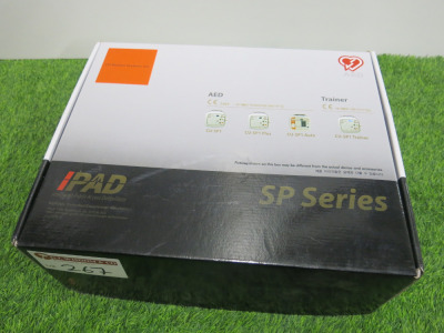 Boxed/New CU Medical Systems SP Series Intelligent Public Access Defibrillator, Model CU-SP1, S/N G1V3J0110, YOM 2023.