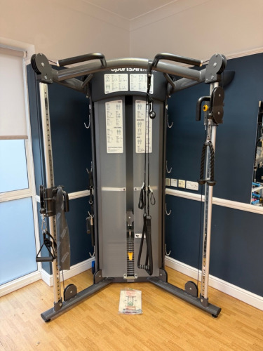 Sports Art Fitness Centre, Model S972 Single Stack Functional Trainer. A Versatile Rehab & Conditioning Tool for Multiple Patient Types. NOTE: viewing & collection from site in Longfield, Kent. Please contact the sales team 0208 300 9828.