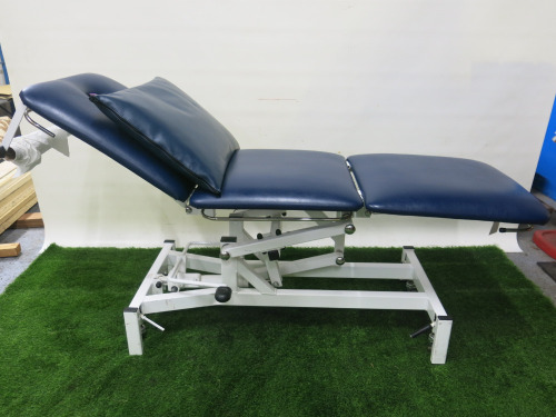 Medi Plinth 3 Section Treatment Couch with Belloost Cushion.