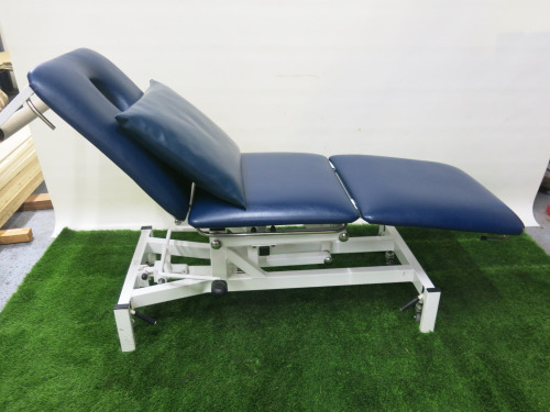 Medi Plinth 3 Section Treatment Couch with Belloost Cushion.