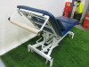 Medi Plinth 3 Section Treatment Couch with Belloost Cushion. - 2