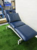 Medi Plinth 3 Section Treatment Couch with Belloost Cushion. - 3