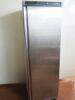 Polar Upright Stainless Steel Single Door Refrigerator, Model CD082. Size (H) 186cm x (W) 60cm x (D)60cm. Comes with Instruction Manual.