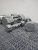 6 x Assorted Weight Chrome Dumbbells to Include: 2 x 12.5kg, 2 x 4kg & 2 x 2kg. - 5