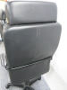 2 x Kinnarps Black Leather Swivel Office Chairs on Wheels. (Condition as Viewed). - 5