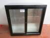 Polar 2 Door, Back Bar, Illuminated Drinks Chiller, Model GL003-05. Size (H) 90cm x (W) 90cm x (D) 52cm. Comes with Instruction Manual.