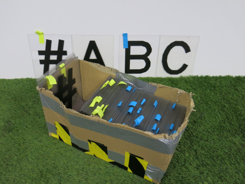 Approx 160 x Assorted Readograph Letters.