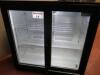 Polar 2 Door, Back Bar, Illuminated Drinks Chiller, Model GL003-05. Size (H) 90cm x (W) 90cm x (D) 52cm. Comes with Instruction Manual. - 5