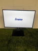 IIyama ProLite XB2474HS-B2 LCD Monitor, Model PL2474H, on Black Stand with Power Supply. - 2