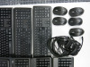 Lot of Assorted IT Equipment to Include: 13 x Mixed Brand Wireless Keyboards, 3 x Wired Keyboards, 10 x Wireless Mice, 4 x Wired Mice, 5 x Logi Headphones & 3 x Foldable Aluminium Laptop Stands. - 4