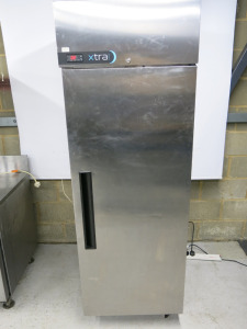 Foster Xtra Single Door Upright 600L Cabinet Fridge, Model XR600H. Size H198cm x W67cm x D80cm.