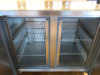 Williams Jade 3 Door Stainless Steel Counter Fridge, Model HJC3SA, S/N 835419. Size H85 x W188 x D72cm. NOTE: compressor doesn't appear to start. - 3