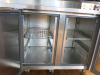 Williams Jade 2 Door Stainless Steel Counter Fridge, Model HJC2SA, S/N 834343. Size H70 x W140 x D72cm. - 3