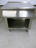 Mareno Commercial Kitchen Unit with Worktop, Drawer & Open Base. Size H93m x W80cm x D72m.