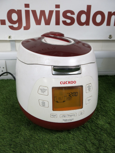 Cuckoo Multi-Mode Electric Pressure Rice Cooker, 10 Cup Capacity.