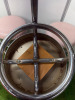 6 x Light Pink Leather Diner Retro Stools on Chrome Frame. - 4