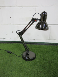 Lloytron Hobby Desk Lamp in Black Chrome, Model L946BH.