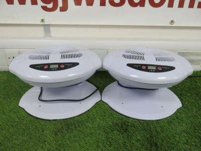 2 x J&W Hot & Cold Nail Dryers, Model WC-001.