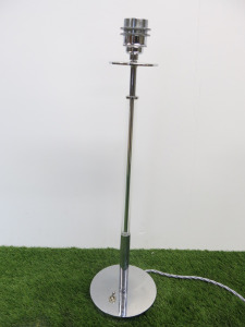 Heavy Metal & Perspex Side Lamp. Size H57cm. (EU Plug).