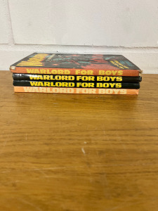 8 x "Warlord for Boys" Books to Include Years: 1977/78/78/79/80/81/82 & 1986 (Condition As Viewed).