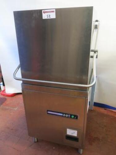 Comenda Hubbard Blueline Stainless Steel Pass Through Dishwasher, Model LC411M- CRD, 3 Phase. Size (H) 140cm x (W) 72cm x (D)75cm. Comes with Instruction Manual.