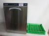 Maidaid Stainless Steel Dishwasher, Model C505WS. DOM 30/10/2017. Comes with 2 Trays. Appears Unused