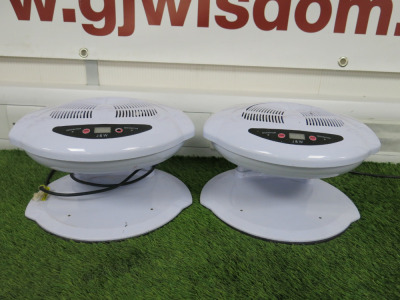 2 x J&W Hot & Cold Nail Dryers, Model WC-001.