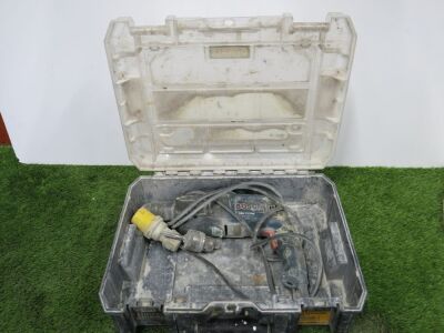 Bosch Hammer Drill, Model GDH-2-ER, 110V, in DeWalt Carry Case.