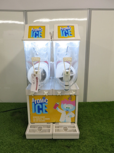 S.P.M Drinks Systems 2 Bowl Slush Machine, Model Frosty2uk, S/N 2222005831,M YOM 2022.
