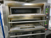 Moretti Forni iDeck Twin Deck Electric Pizza Oven, Model ID72/72D, S/N231359-1, YOM 2016, 3 Phase, Size H167 x W100 x D110cm. Comes on Mobile Metal Stand with Oven Brush, Pizza Peel & Stand. - 5