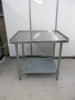 Lincat Twin Deck Electric Pizza Oven, Model A001, S/N 30273580. Size H65 x W96 x D82cm. Comes with Metal Stand. Size H90 x W95 x D80cm & 3 x Pizza Peel. - 6