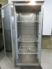 Dalmec Stainless Steel Single Door Upright Fridge, Model PPCC070AN, YOM 2022. Size H210 x W73 x D71cm. NOTE: wheel requires fixing - 3