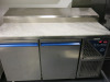 Dalmec Stainless Steel 2 Door Refrigerated Saladette Prep Counter with Marble Top Model PPCS802AN, YOM 2022. Size H100 x W143 x D80. Comes with 12 x GN Counters. - 4