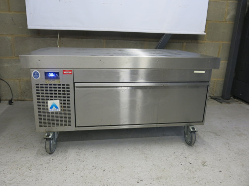 Adande Stainless Steel Undercounter Single Drawer Fridge/Freezer, Model VCS R2 V1, S/N400526, YOM 2022. Size H61 x W120 x D70cm.
