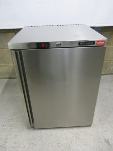 Blizzard Stainless Steel Under Counter Fridge, Model BZ-UCR140. Size H82 x W60 x D60cm.