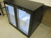 Blizzard 2 Glass Door Back Bar Chiller, Model BZ-LOWBAR2. Size H84 x W90 x D50cm. - 2