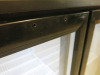 Blizzard 2 Glass Door Back Bar Chiller, Model BZ-LOWBAR2. Size H84 x W90 x D50cm. NOTE: missing handles. - 4