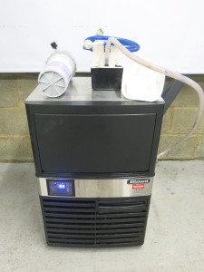 Blizzard 40kg Icemaker, Model BIM40, S/N FA80-22070094, DOM 07/2022.Comes with six Water Eco Filter, Little Giant Pump, Model VCMA-20S & 2 x Scoops. Size H80 x W50 x D48cm.