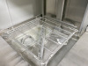 Ecomax Plus by Hobart Pass Through Dish Washer, Model ECO+H615SW-10C, S/N 865772682, YOM 2022, Size H153 x W70 x D80cm. Comes with Large Stainless Steel Single Bowl Sink, Size H90 x W215 x D80cm with Pre Rinse and Lever Taps and Stainless Steel out Table, - 9